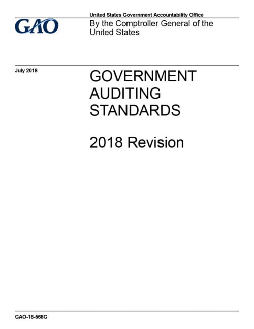 Go to US Comptroller General Audit Standards