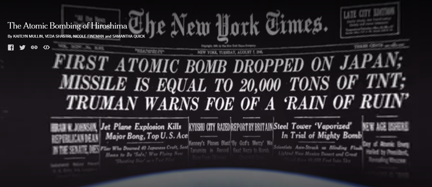 Interactive Radio Announcements of the Atomic Bomb VR Experience Video