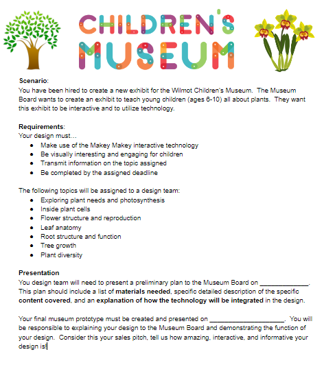 Children's Museum Project Description 