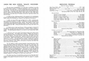 1953 Dedication Program